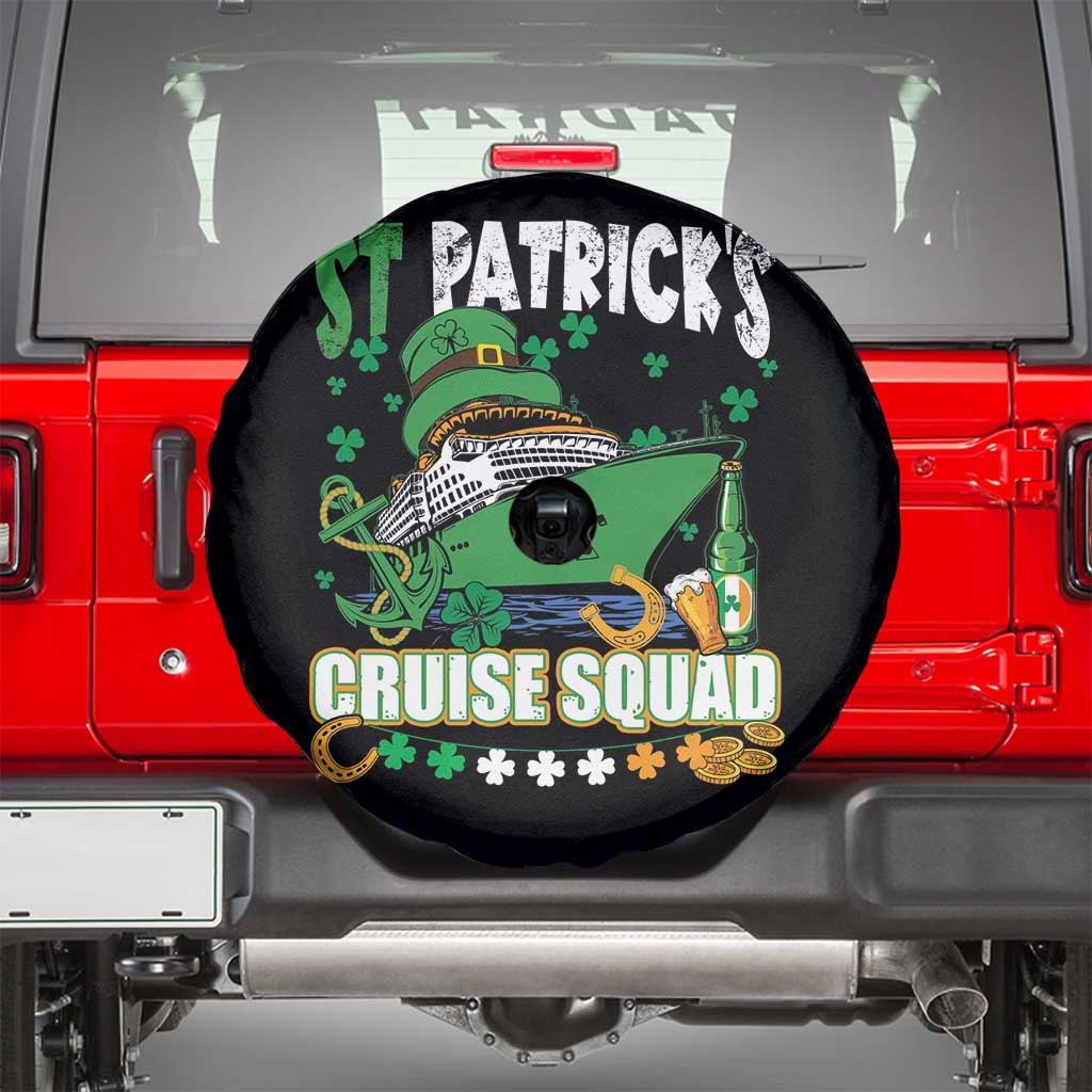 Funny St Patricks Cruise Spare Tire Cover Holiday Trip Family Group Matching