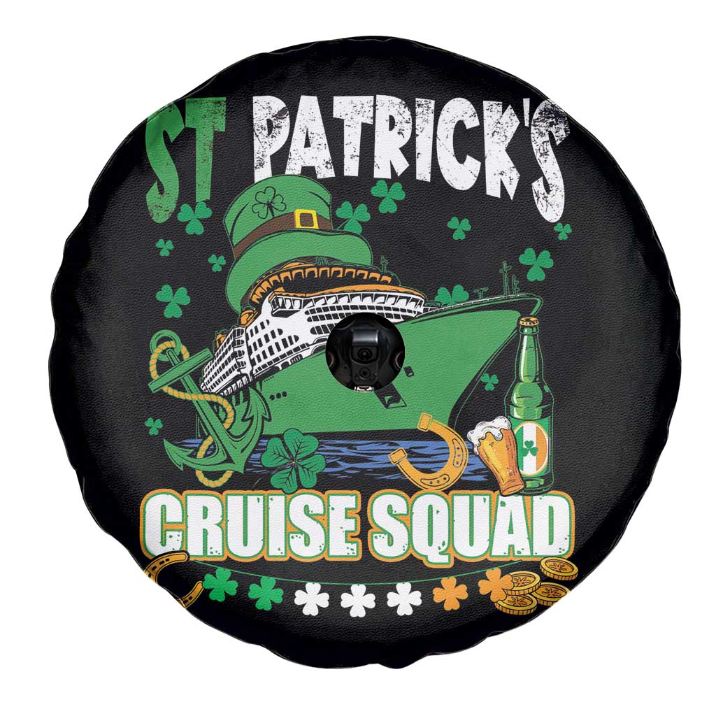 Funny St Patricks Cruise Spare Tire Cover Holiday Trip Family Group Matching