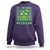 Funny St. Patricks Day Sweatshirt St Patrick Vibes Retro Groovy - Wonder Print Shop