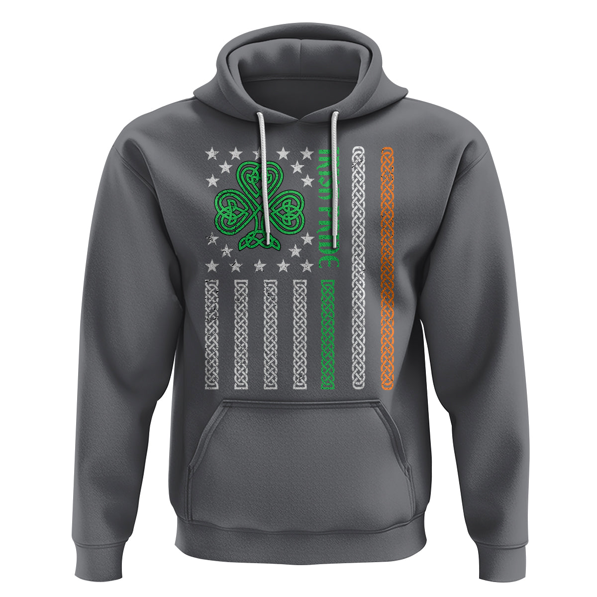 Irish Pride Hoodie Celtic Knot Ireland Flag Shamrock St. Patricks Day - Wonder Print Shop
