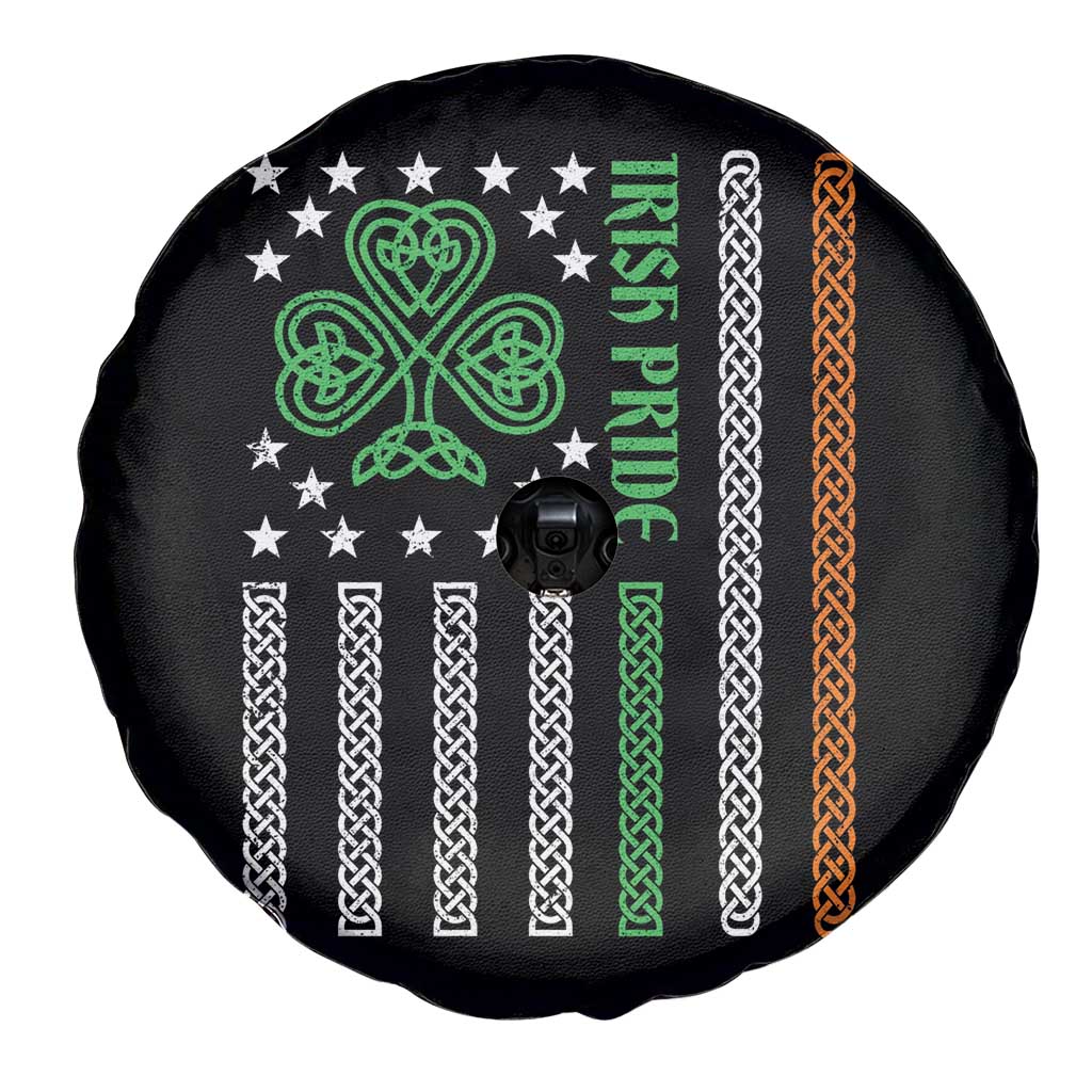 Irish Pride Spare Tire Cover Celtic Knot Ireland Flag Shamrock St. Patricks Day