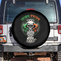Irish Pride Skull Spare Tire Cover Celtic Cross Ireland Flag St. Patricks Day