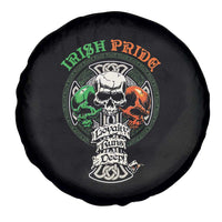 Irish Pride Skull Spare Tire Cover Celtic Cross Ireland Flag St. Patricks Day