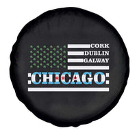 Chicago St Patricks Day Spare Tire Cover Cork Dublin Galway South Side Irish Flag