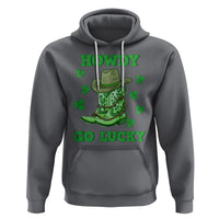 Funny St. Patricks Cowboy Hoodie Howdy Go Lucky Boots Retro Irish Western - Wonder Print Shop
