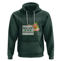 Funny St. Patricks Day Hoodie I'm Not Short I'm Leprechaun Sized Mugshot - Wonder Print Shop