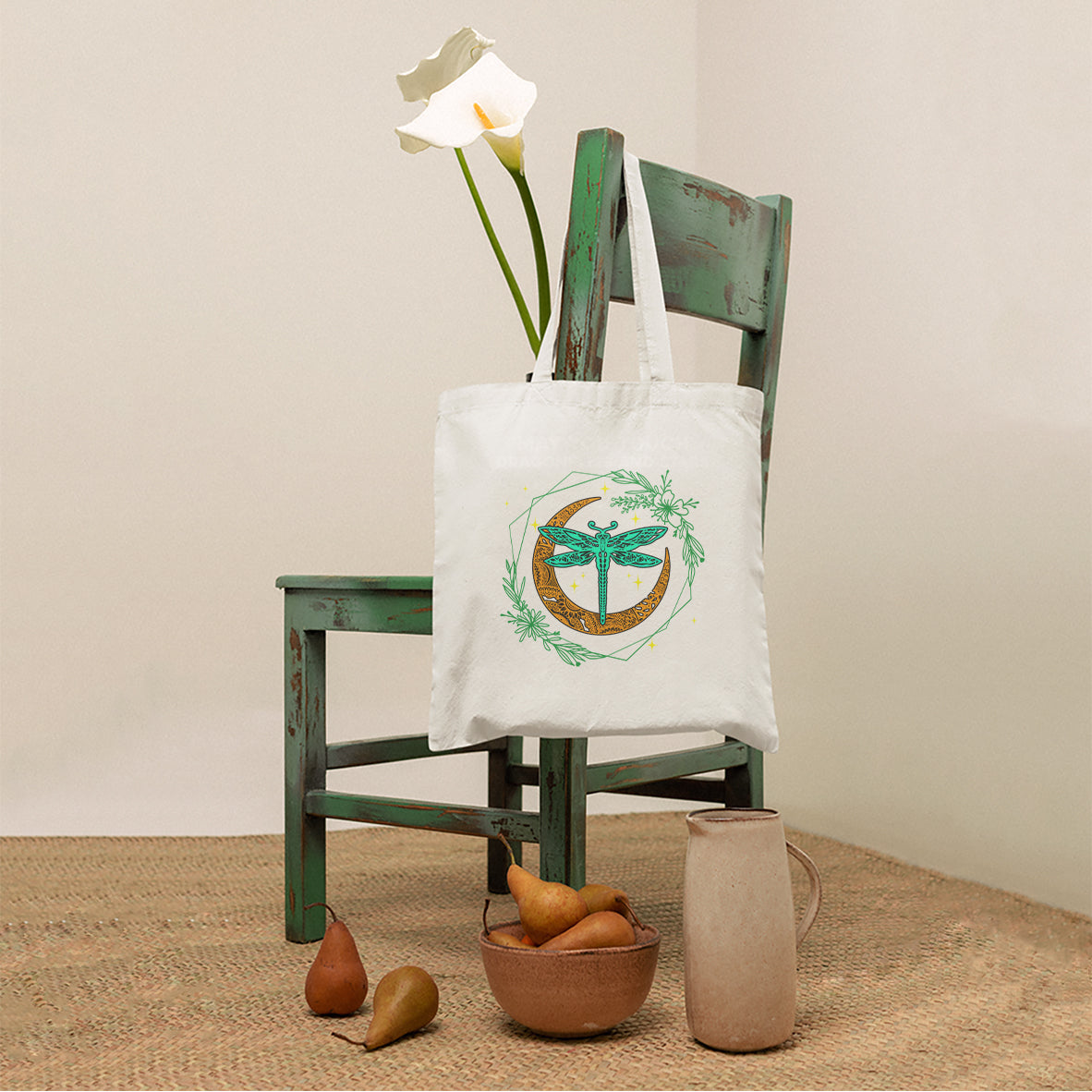 May You Touch Dragonflies Dance With Fairies Talk To The Moon Dragonfly Spiritual Tote Bag, Dragonfly Tote Bag, Gift for Women Tote Bag - Wonder Print Shop