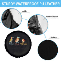 Flicker Dodo Titmouse Subtle FDT Spare Tire Cover Funny Bird Lover Nature