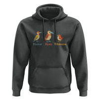 Flicker Dodo Titmouse Subtle FDT Hoodie Funny Bird Lover Nature