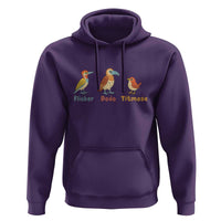 Flicker Dodo Titmouse Subtle FDT Hoodie Funny Bird Lover Nature