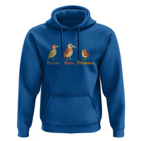 Flicker Dodo Titmouse Subtle FDT Hoodie Funny Bird Lover Nature