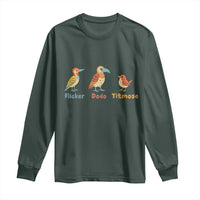 Flicker Dodo Titmouse Subtle FDT Long Sleeve Shirt Funny Bird Lover Nature
