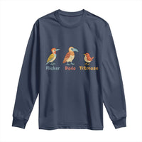 Flicker Dodo Titmouse Subtle FDT Long Sleeve Shirt Funny Bird Lover Nature