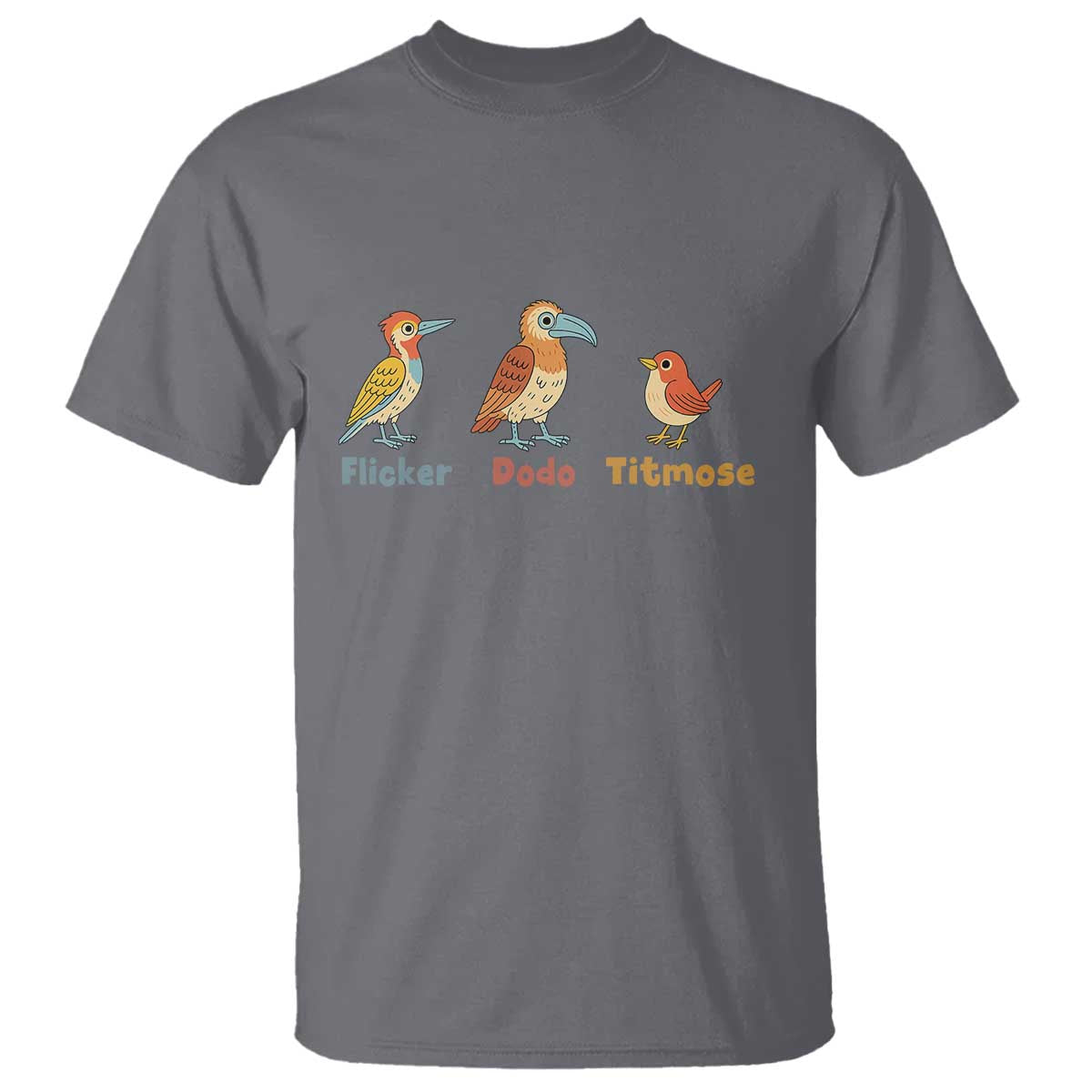 Flicker Dodo Titmouse Subtle FDT T Shirt Funny Bird Lover Nature