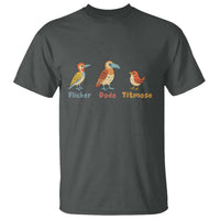 Flicker Dodo Titmouse Subtle FDT T Shirt Funny Bird Lover Nature