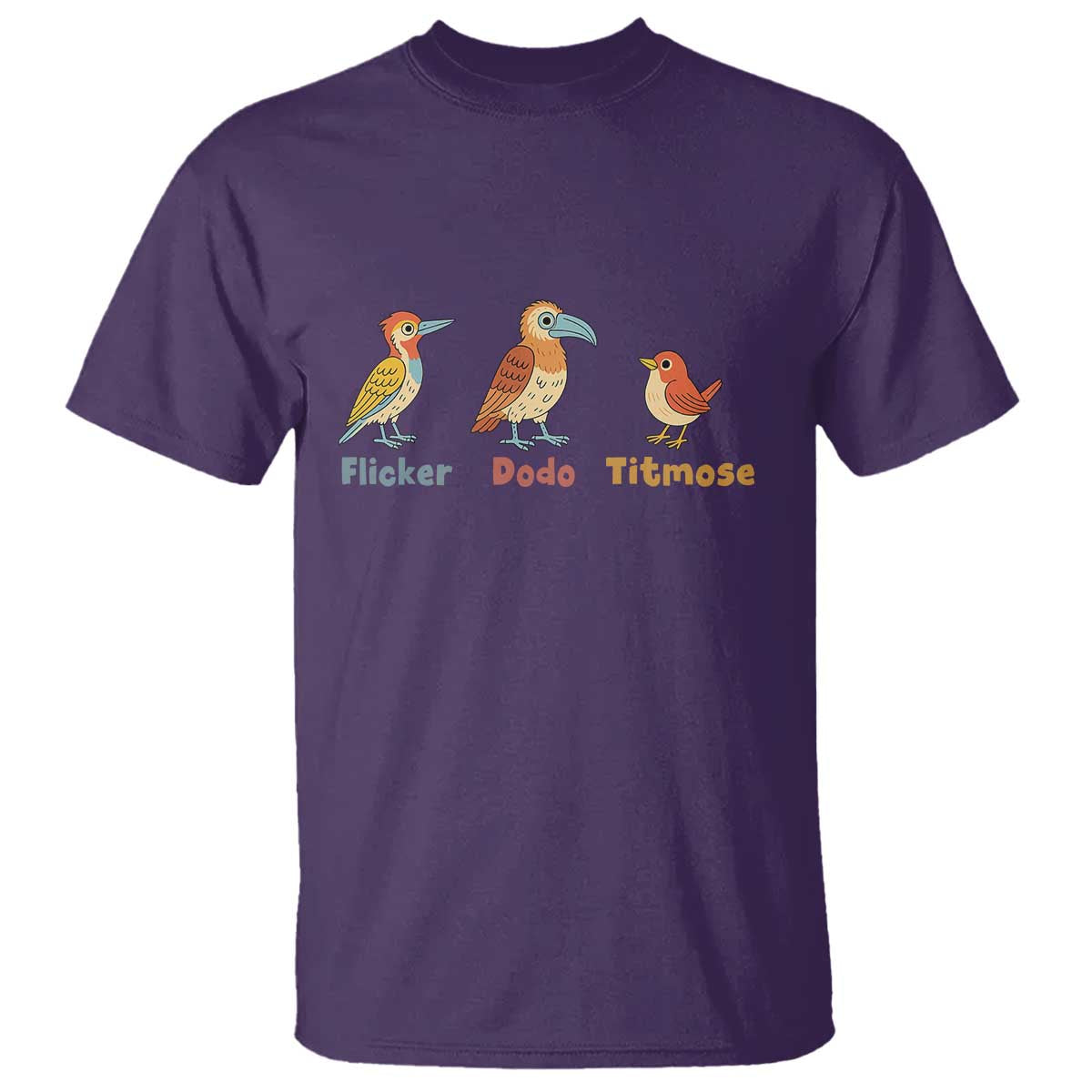Flicker Dodo Titmouse Subtle FDT T Shirt Funny Bird Lover Nature