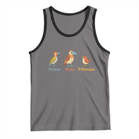 Flicker Dodo Titmouse Subtle FDT Tank Top Funny Bird Lover Nature