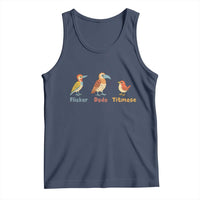 Flicker Dodo Titmouse Subtle FDT Tank Top Funny Bird Lover Nature