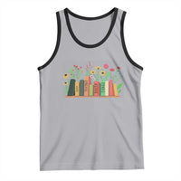 Subtle FDT 8647 Tank Top Foxtrots Deltas Tangos Book Lovers Flower