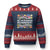 Not My President Subtle Floral Ugly Christmas Sweater Not My Voice Values Beliefs - Wonder Print Shop