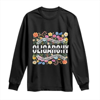 Not My President Subtle Floral Long Sleeve Shirt Not My Voice Values Beliefs