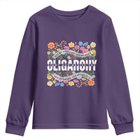 Not My President Subtle Floral Youth Sweatshirt Not My Voice Values Beliefs
