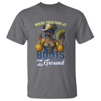 Melanin Cowgirl Linedance T Shirt Where Them Fans At Boots On Da Ground