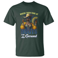 Melanin Cowgirl Linedance T Shirt Where Them Fans At Boots On Da Ground