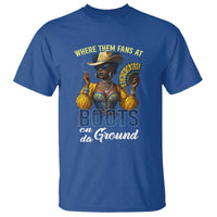 Melanin Cowgirl Linedance T Shirt Where Them Fans At Boots On Da Ground