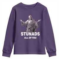 Funny Jesus Youth Sweatshirt Stunads All Of You