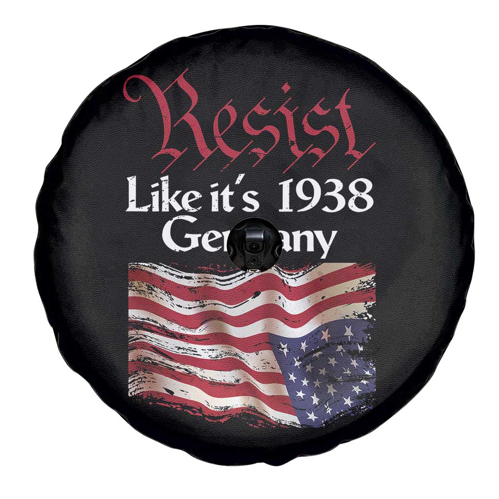 American Flag Resist Spare Tire Cover Like It's 1938 Germany