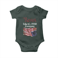 American Flag Resist Baby Onesie Like It's 1938 Germany