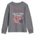 American Flag Resist Youth Sweatshirt Like It's 1938 Germany