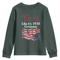 American Flag Resist Youth Sweatshirt Like It's 1938 Germany