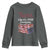 American Flag Resist Youth Sweatshirt Like It's 1938 Germany
