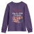 American Flag Resist Youth Sweatshirt Like It's 1938 Germany