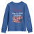 American Flag Resist Youth Sweatshirt Like It's 1938 Germany