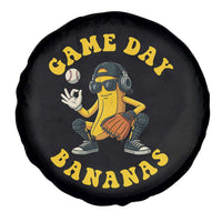 Cute Bananas Graphic Spare Tire Cover Game Day Cool Catcher Baseball Lover
