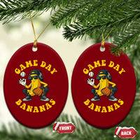 Cute Bananas Graphic Ceramic Ornament Game Day Cool Catcher Baseball Lover - Wonder Print Shop