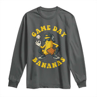 Cute Bananas Graphic Long Sleeve Shirt Game Day Cool Catcher Baseball Lover
