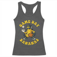 Cute Bananas Graphic Racerback Tank Top Game Day Cool Catcher Baseball Lover
