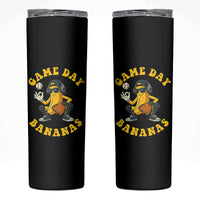 Cute Bananas Graphic Skinny Tumbler Game Day Cool Catcher Baseball Lover