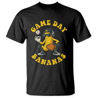 Cute Bananas Graphic T Shirt Game Day Cool Catcher Baseball Lover