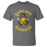 Cute Bananas Graphic T Shirt Game Day Cool Catcher Baseball Lover