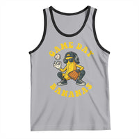 Cute Bananas Graphic Tank Top Game Day Cool Catcher Baseball Lover