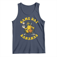 Cute Bananas Graphic Tank Top Game Day Cool Catcher Baseball Lover