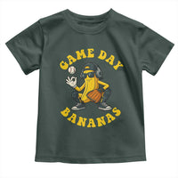 Cute Bananas Graphic Toddler T Shirt Game Day Cool Catcher Baseball Lover