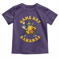 Cute Bananas Graphic Toddler T Shirt Game Day Cool Catcher Baseball Lover