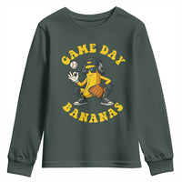 Cute Bananas Graphic Youth Sweatshirt Game Day Cool Catcher Baseball Lover