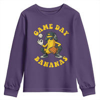 Cute Bananas Graphic Youth Sweatshirt Game Day Cool Catcher Baseball Lover